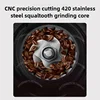 Italian Coffee Bean Grinder Adjustable Coarseness Smart Screen Electric Bean Grinder Home Coffee Grinder with Italian Stand 5