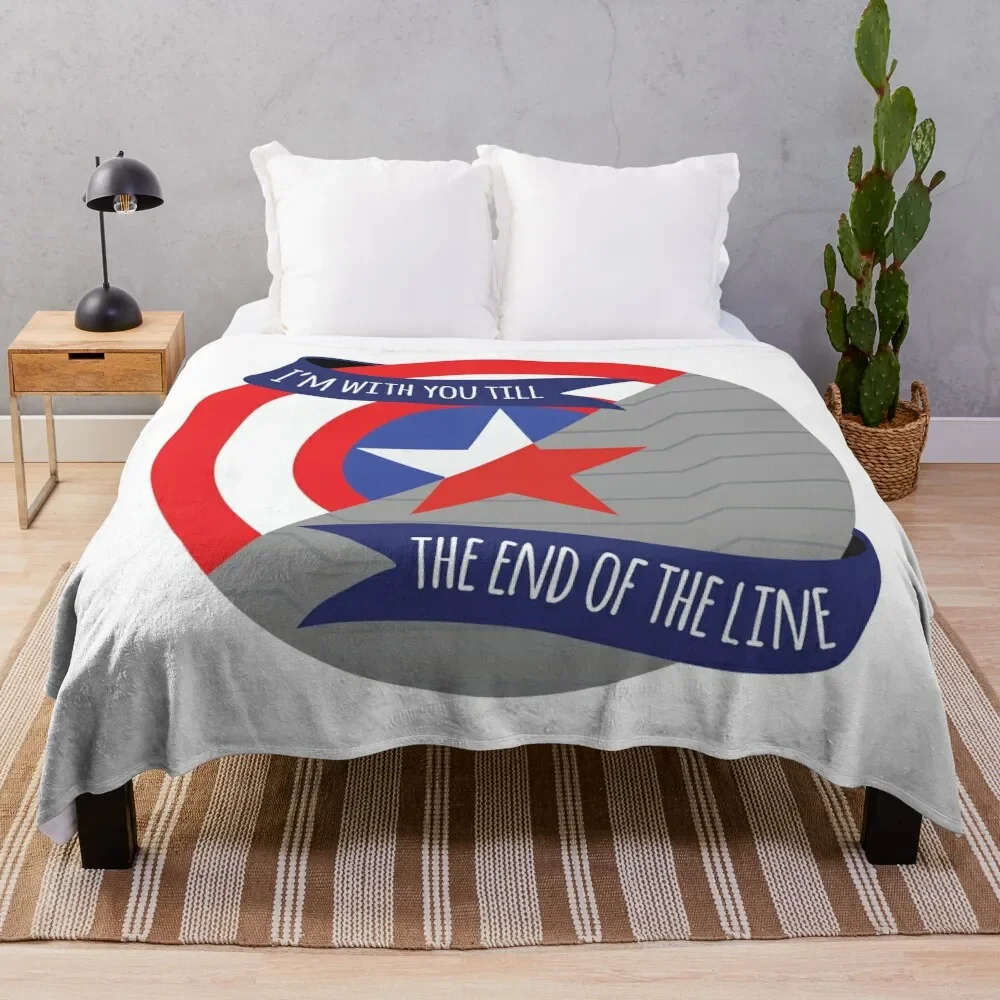 

I'm With You Till the End Of The Line - Stevebucky Throw Blanket Plaid on the sofa Travel sofa bed Blankets