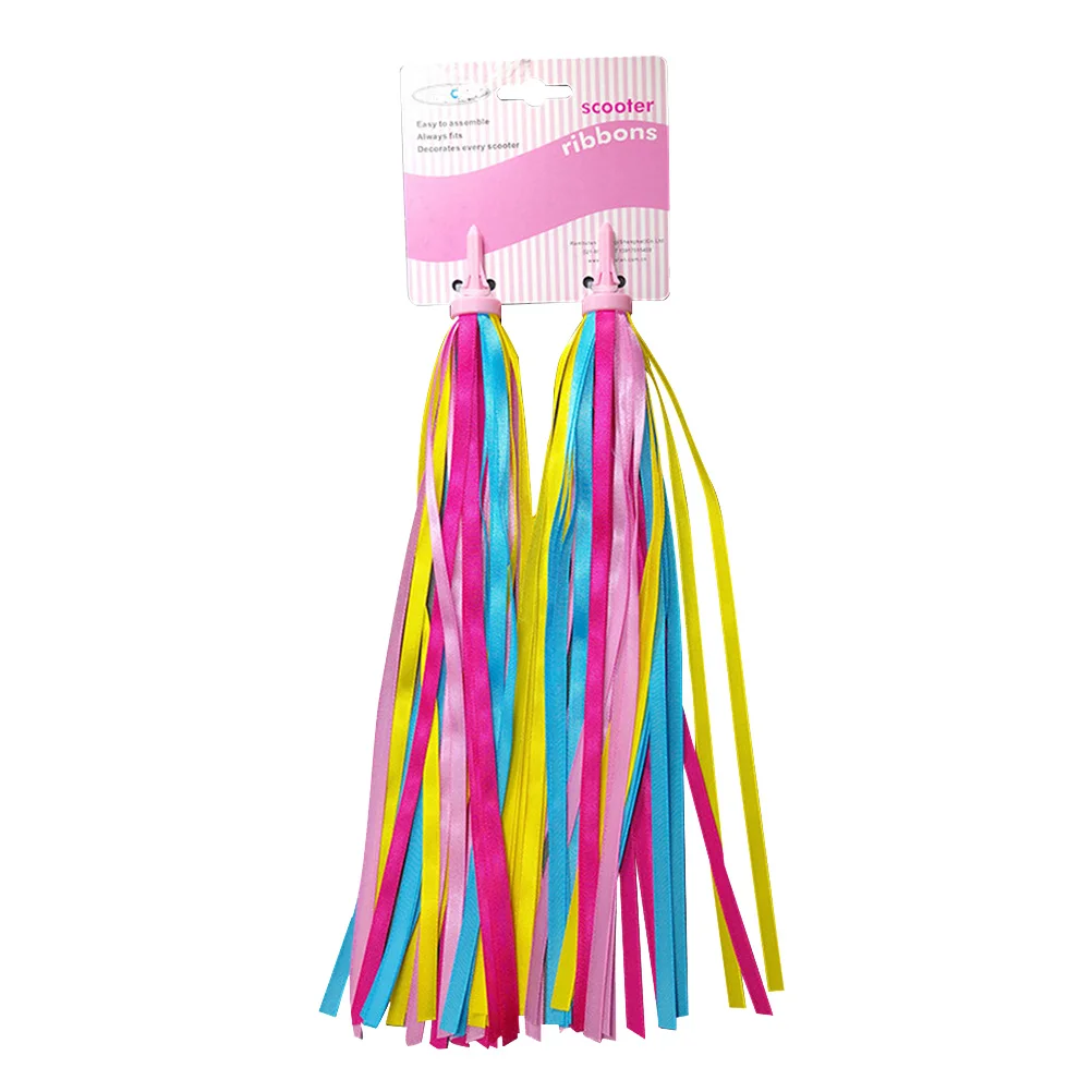 

Kids Scooter Tricycles Handlebar Streamers Accessories Ribbon Tassels Bike Child