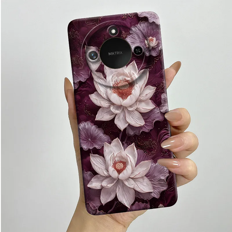 Sweet Painted Silicone Phone Case - Fashion Cartoon Design, Protective & Stylish