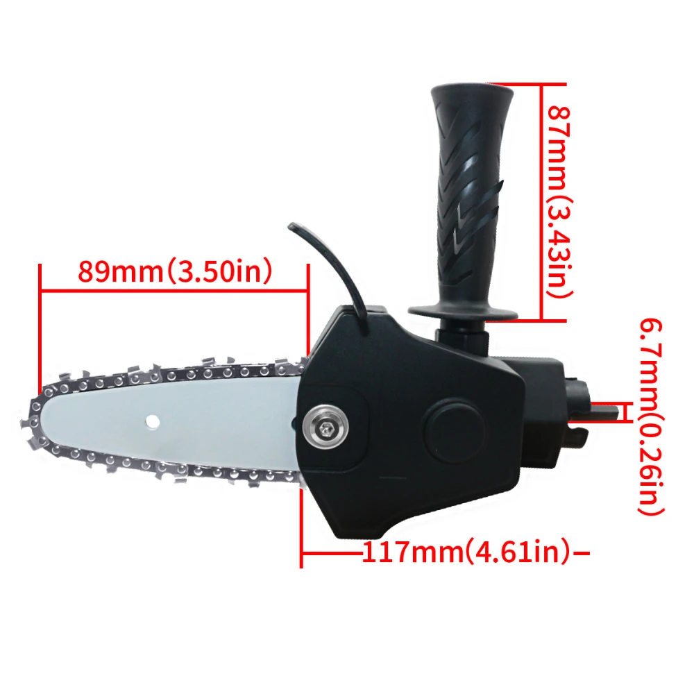 Chainsaw Drill Attachment for Wood Plastic Cutting