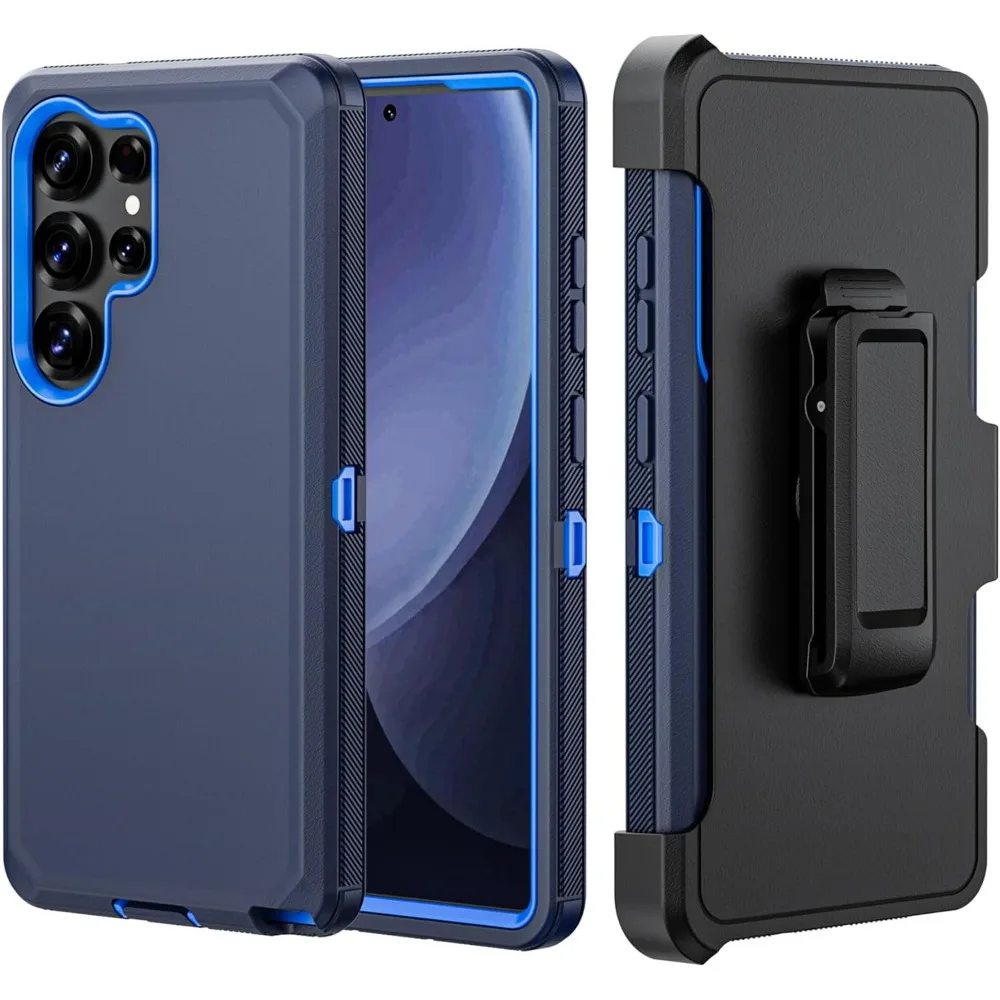 Heavy Duty Rugged Defender Armor Case with Belt Clip and Anti-Drop Protection