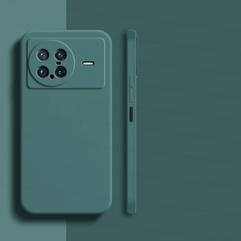 Shockproof Liquid Silicone Phone Case For Vivo X Note X70 Pro Plus_voghion.com