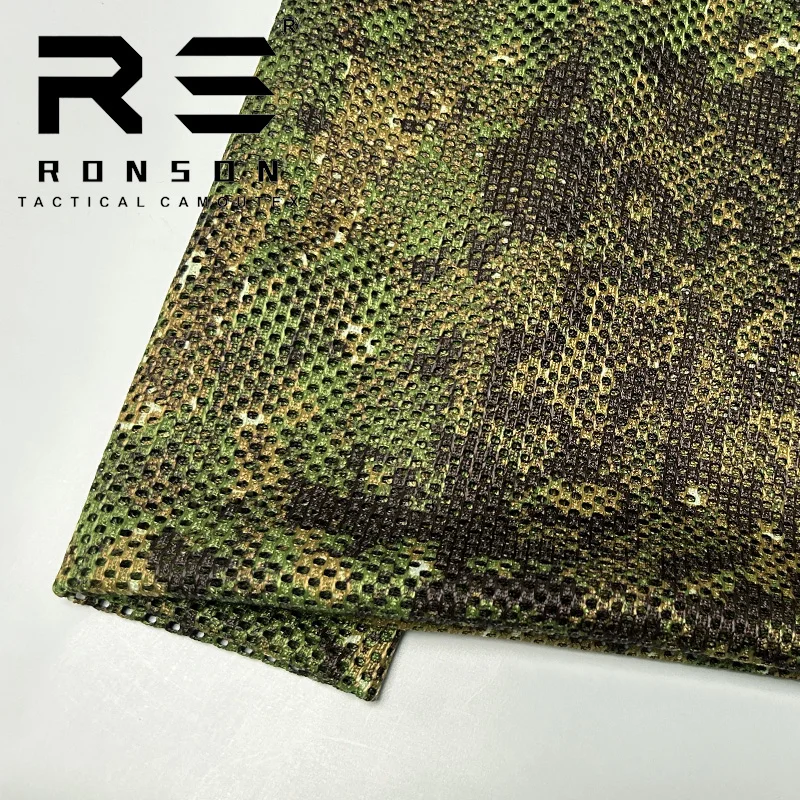 Mesh fabric 230gsm PENCOTT GREENZONE camouflage fabric tactical tricot mesh for printed