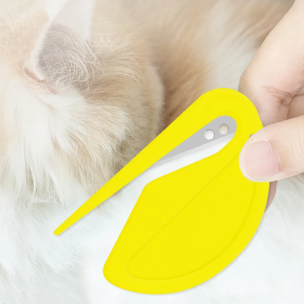 Pet Hair Removal Knot Dog 2024 Unknot Knife Shedding Grooming Shedding Trim Stainless Effectively Safe Cat Accessories Scissors