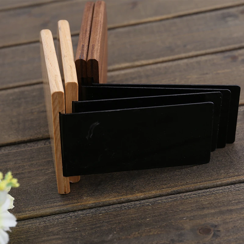 Book Ends Stand Holder Bookends Bookrack Shelf Nature Bamboo Desktop Organizer Office Home 5