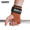AOLIKES Cowhide Gym Grips Gloves Weightlifting Fitness Pull Up Crossfit Workout Equipment Anti-Slip Wear-Resistance Palm Protect 2