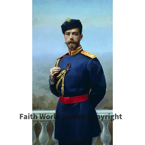 

GOOD ART - home office art Russia Emperor Russian tsar Nicholas II of Russia with the order of St. Vladimir. print painting