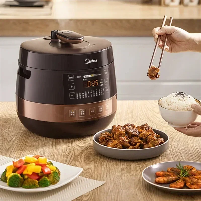 Midea Automatic Pressure Cooker Intelligent 4.8L 6L Rice Cooker Multi-functional Non-stick Electric Pressure Cooker Multicooker 2