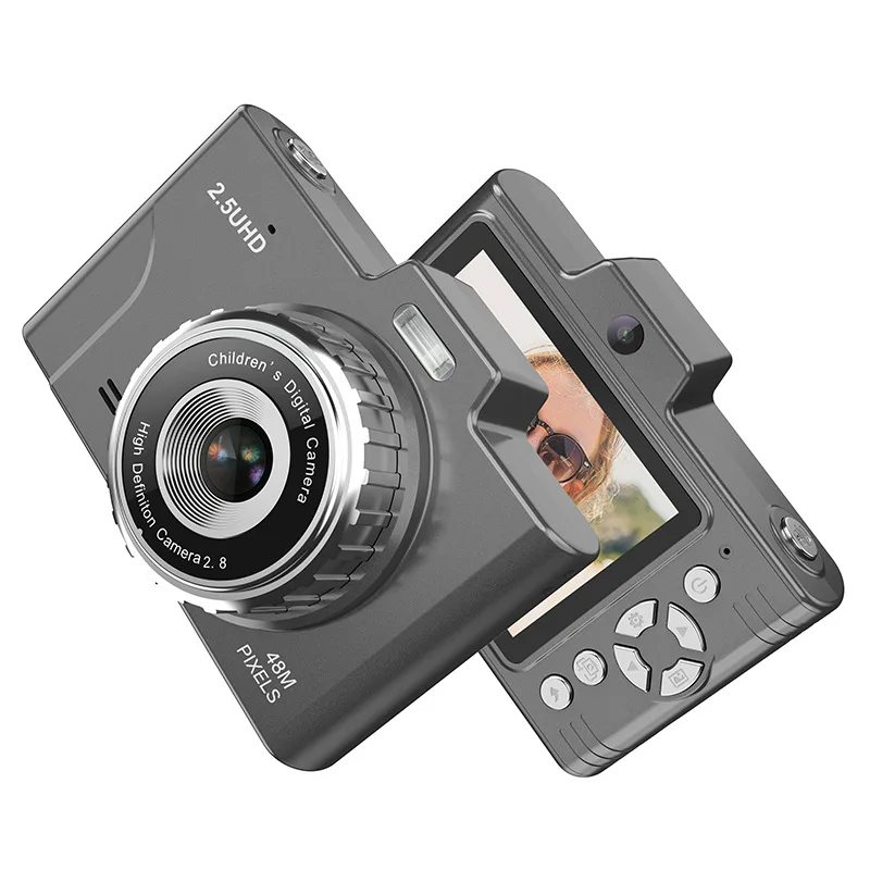 2023 레트로 학생 카메라, HD 듀얼 카메라, CCD 카메라, 눈 보호, 편리한 디지털 카메라, 학생 생일 선물, 2.8 인치