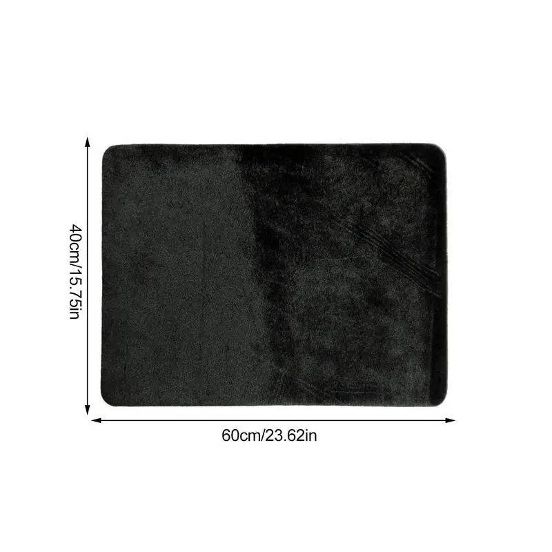 Card Game Mats Magic Card Mat Flannel Poker Pad Black Playmat For Card Game Lovers And Magic Performance（23.62x15.75in //