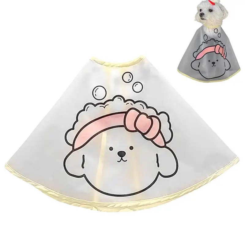 

Накидка для домашних животных, водонепроницаемая, с мультяшным рисунком