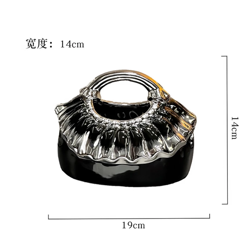 Creative Ceramic Shaped Tissue Boxes, Light Luxury Napkin Box, Home Living Room Bedroom Hotel Tea Table Desktop Decorations, 1Pc