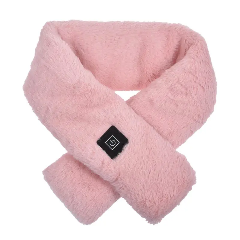 

Шарф с электрическим подогревом, 1 шт., USB-нагреватель, тепловая шаль, Шейная повязка, теплый мягкий Регулируемый шарф с подогревом для женщин