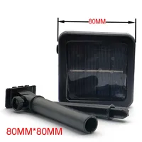 Guirlande lumineuse LED 80MM x 80MM, boîtier de batterie solaire, contrôleur de puissance LED, étanche IP65, 8 Modes d'affichage 4