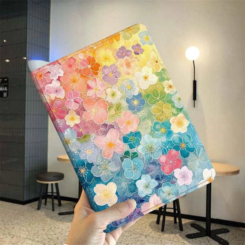 Elegant Floral Tablet Case Cover - Stylish Design