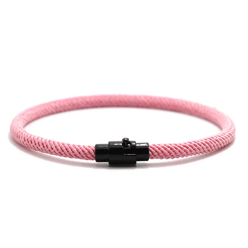 2022 Men Bracelet Rope Minimalist Micro Magentic Braclet Homme