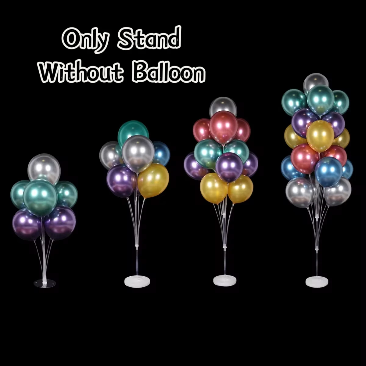 Balloon Stand Birthday Balloon Support Balloon Stand Holder Stick Tubes Wedding Birthday Party Decoration Kids Baby Shower