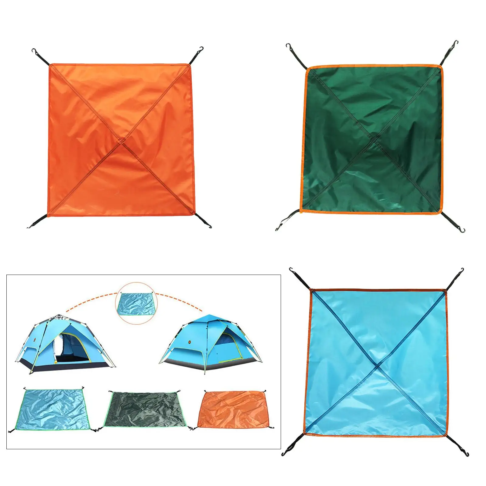 Waterproof Camping Tarp Lightweight to Cover Sun or Rain, Large Compact Tent