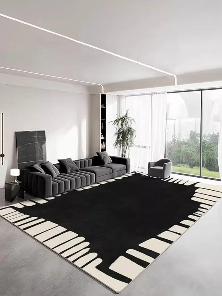 Creamy Luxury Living Room Large Carpet Comfortable Non-slip Bedroom Carpets Easy-care Washable Home Interior Decorative Rugs 깔개 4