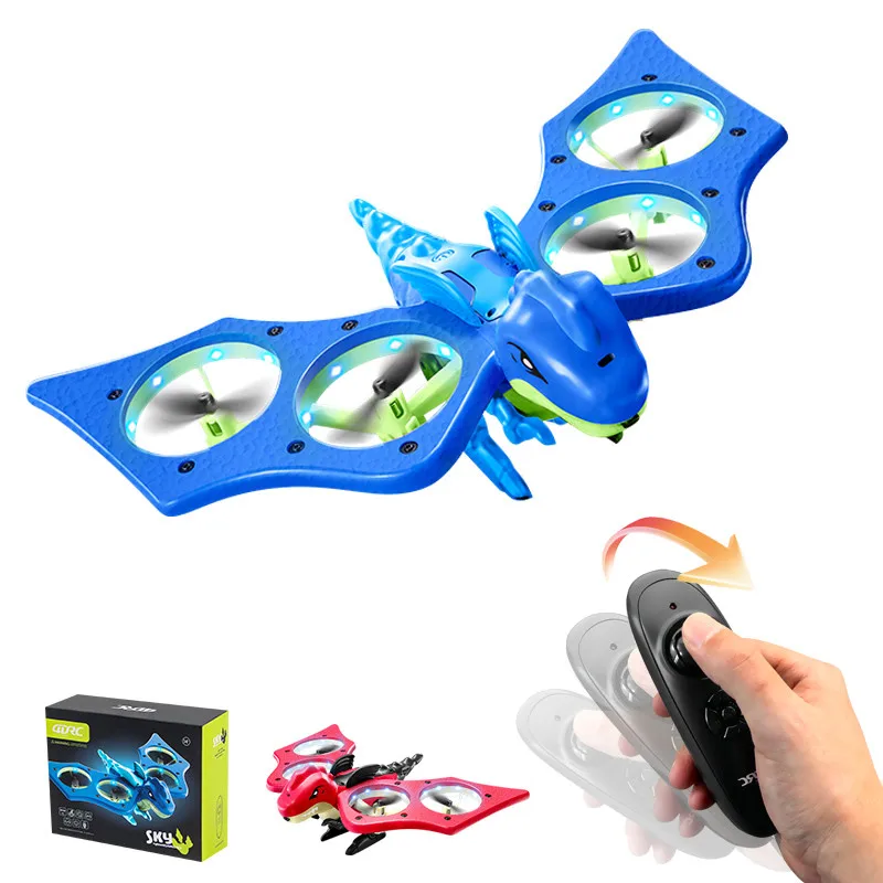 Drone Dinosaure 4DRC V48 - Mini Drone Enfant avec Détection de Gravité