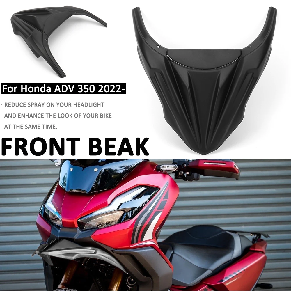 ADV 350 2022 2023 New Motorcycle Front Wheel Tire Fender Beak Fairing Extension Cover Accessories For Honda ADV350 Adv350