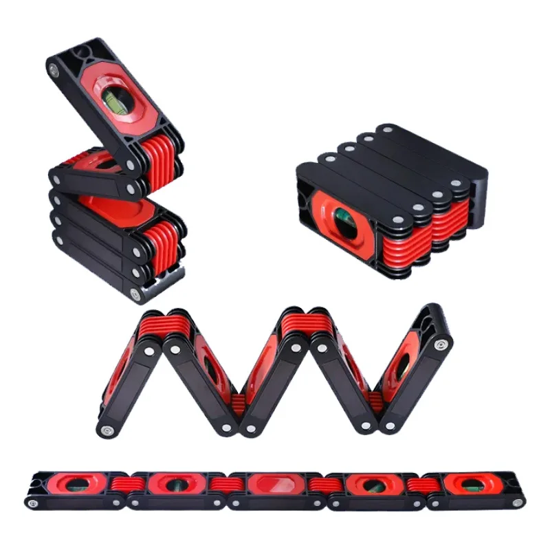 

Multifunctional Folding Level 28 Inch Multi-Angle Measurement Woodworking Tool Adjustable Magnetic Spirit Levels