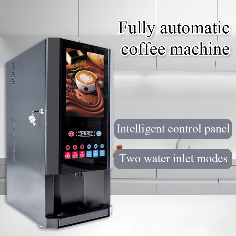 Household small automatic instant coffee machine milk tea coffee machine commercial hot and cold beverage machine 220v 1600W 5