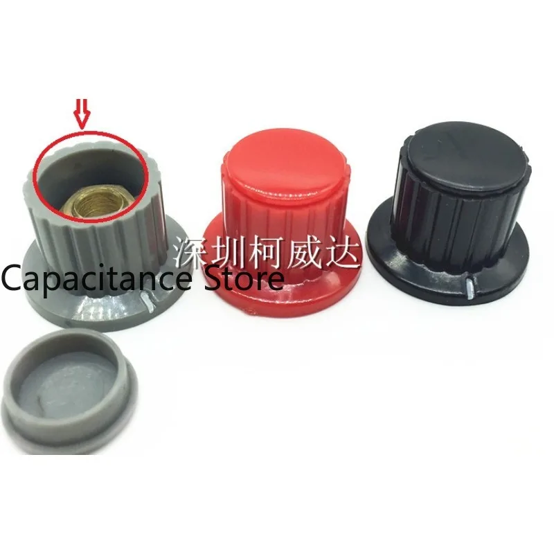 5PCS Potentiometer knob KYP25-18-6J 6.4J is suitable for  RV24 WTH118 3590S 534