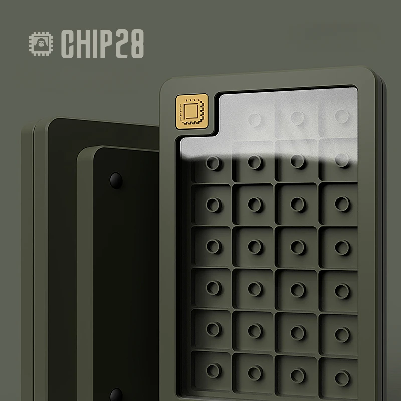Echome-case de Armazenamento Personalizado Keycap Caixa de pó Personalizado Resina de Alumínio Keycap Decoração Desktop Acessórios de Jogos - Imagem 5