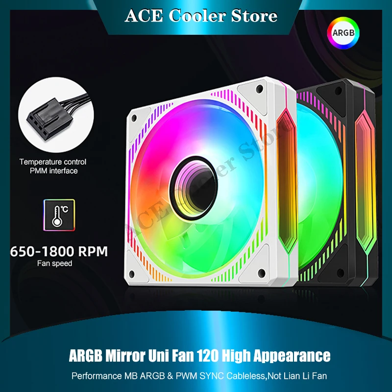 InfiniteMirrorUniFan120mmARGBPWMSilentHighCFMCableless
