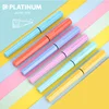 Japanese PLATINUM Pen PQ-200 Little Meteor Color Macaron Color Student Writing F Tip Pen Learning Stationery Office Supplies 1