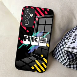 Sports Car HKS JDM Glass Phone Case Cover - Samsung s25Plus 5G (Z1)
