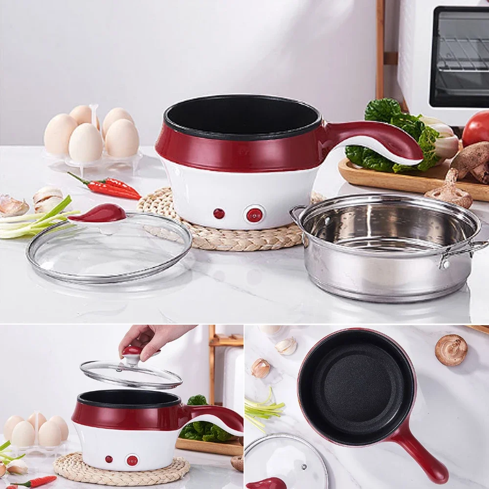 HA-Life Mini Electric Cooking Machine Non-Stick Rice Cooker - Single/Double Layer Pot 5