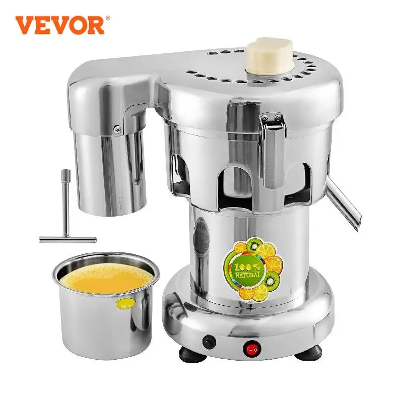 VEVOR 370W Electric Juice Extractor Stainless Steel Commercial Fresh Juice Press Exprimidor Home Mini Juicer Squeezer Machine 1