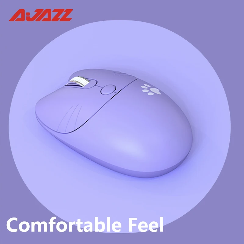 Ajazz ブルートゥース タブレット用キーボード かわいい レディースキーボ AJAZZ A3060 2.4 グラムポータブルワイヤレスキーボードとマウス