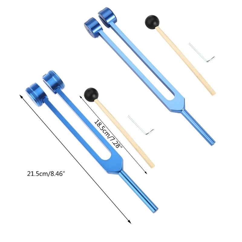 128 Hz Tuning Fork with Beautiful Appearance Adjustable Medical Tuning Fork