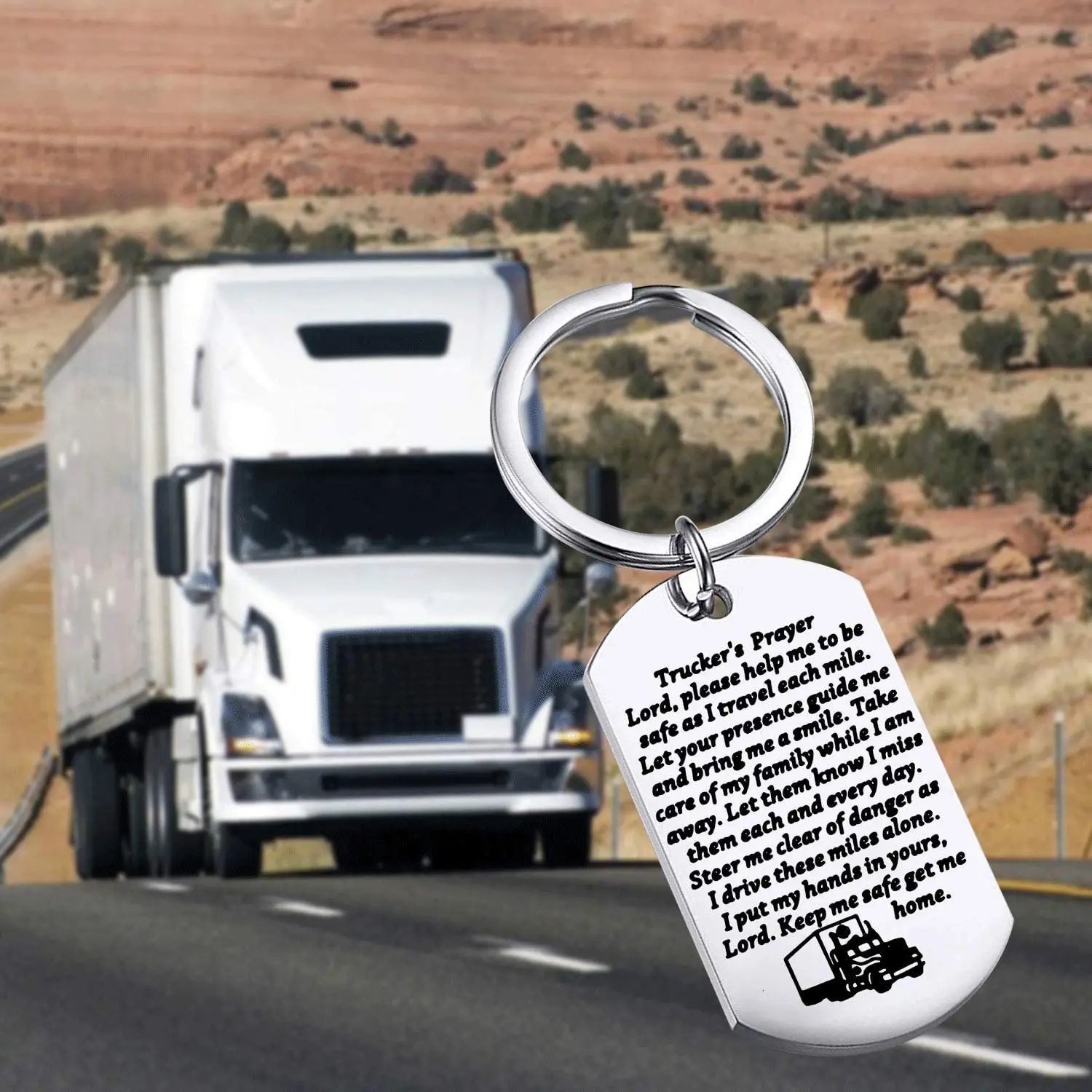 Truck Driver Gift Keep Me Safe Get Me Home Trucker's Prayer