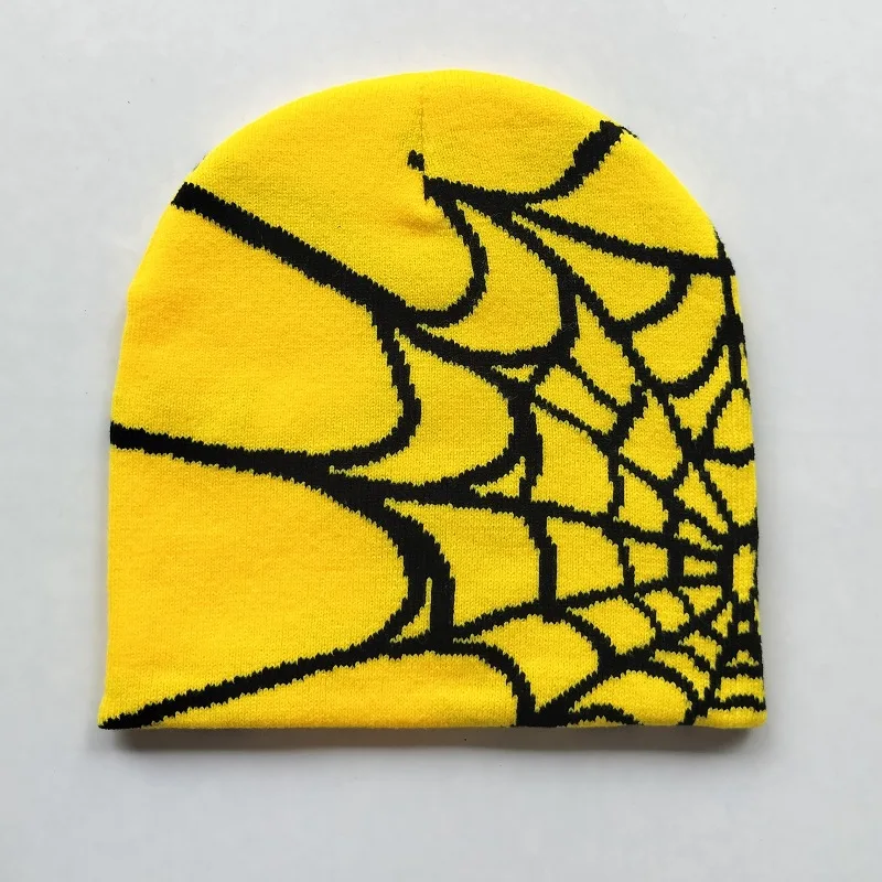 Unisex Knitting Cap Spider Men Women Luxury Beanie Caps Y2k Warm Fashion Versatile Ins Pullover Hiphop Winter Bonnet