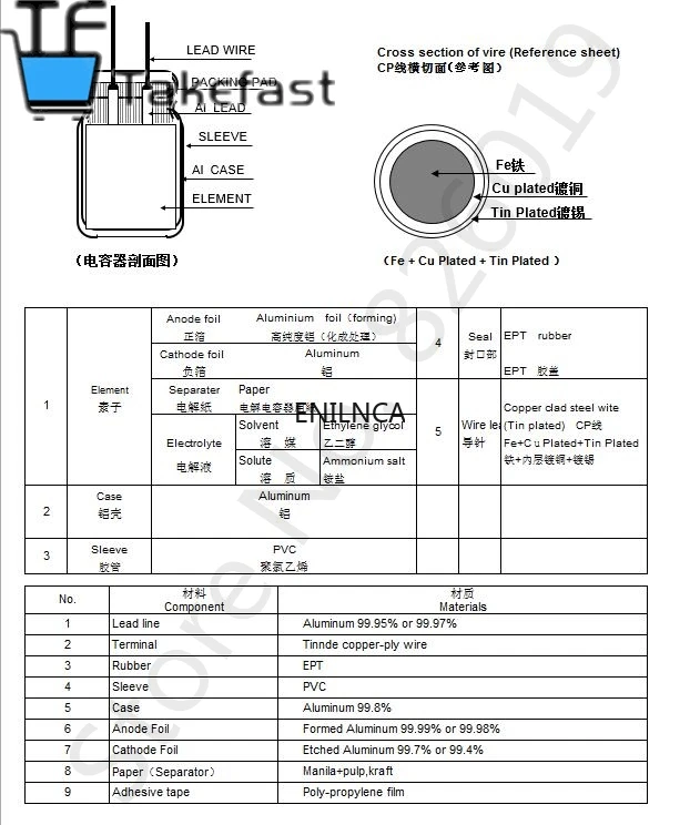 Aluminum Capacitor High Frequency Low ESR 20% 10V 16V 25V 35V 50V 400V 100UF 220UF 330UF 470UF 680UF 1000UF 1500UF 2200UF 3300UF