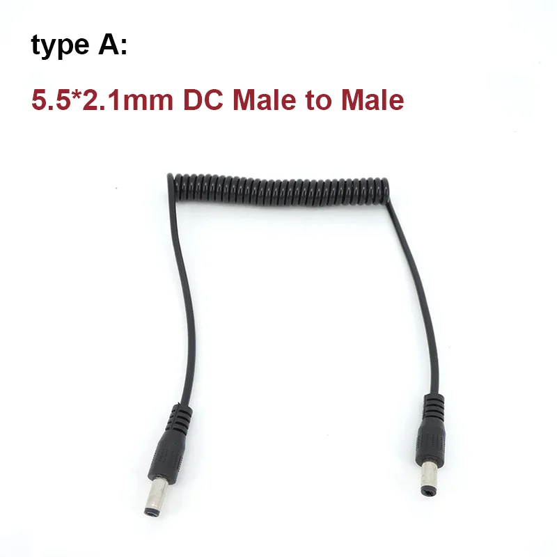 DC 5.5mm X 2.1mm Maschio A Femmina, Cavo Di Alimentazione Maschio - Foto 8