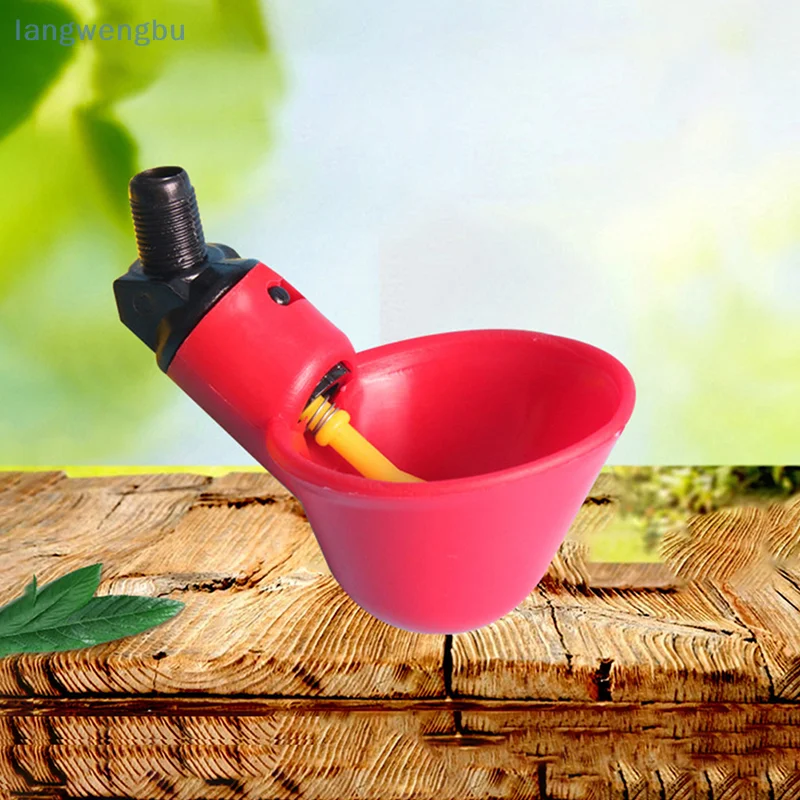 Automatic Chicken Waterer Cups,Plastic Backyards Chicken Water Feeder,Poultry Water Drinking Cups Bowls