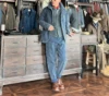 Men's Sashiko Suit Jacket Indigo Blue Vintage Workwear 5