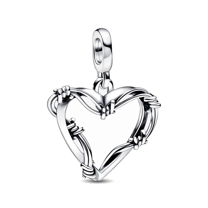 Fit Original Charms Me Bracelet Small 925 Sterling Silver Small Hole Me Series Ring Blue Diy Bead DIY Jewelry Accessories New 2