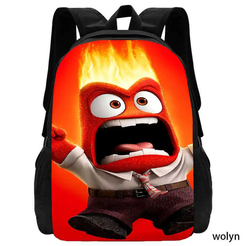 thumbnail image 1 of Nueva mochila de dibujos animados de Disney Inside Out 2, bolso de hombro de gran capacidad, mochila ligera para la escuela, bolso para computadora para estudiantes, 1 of 5