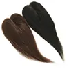 8x11cm Lace Women Topper 10inch Straight Human Hair Topper Piece with 3 Clips Natural Color Brown Color 2