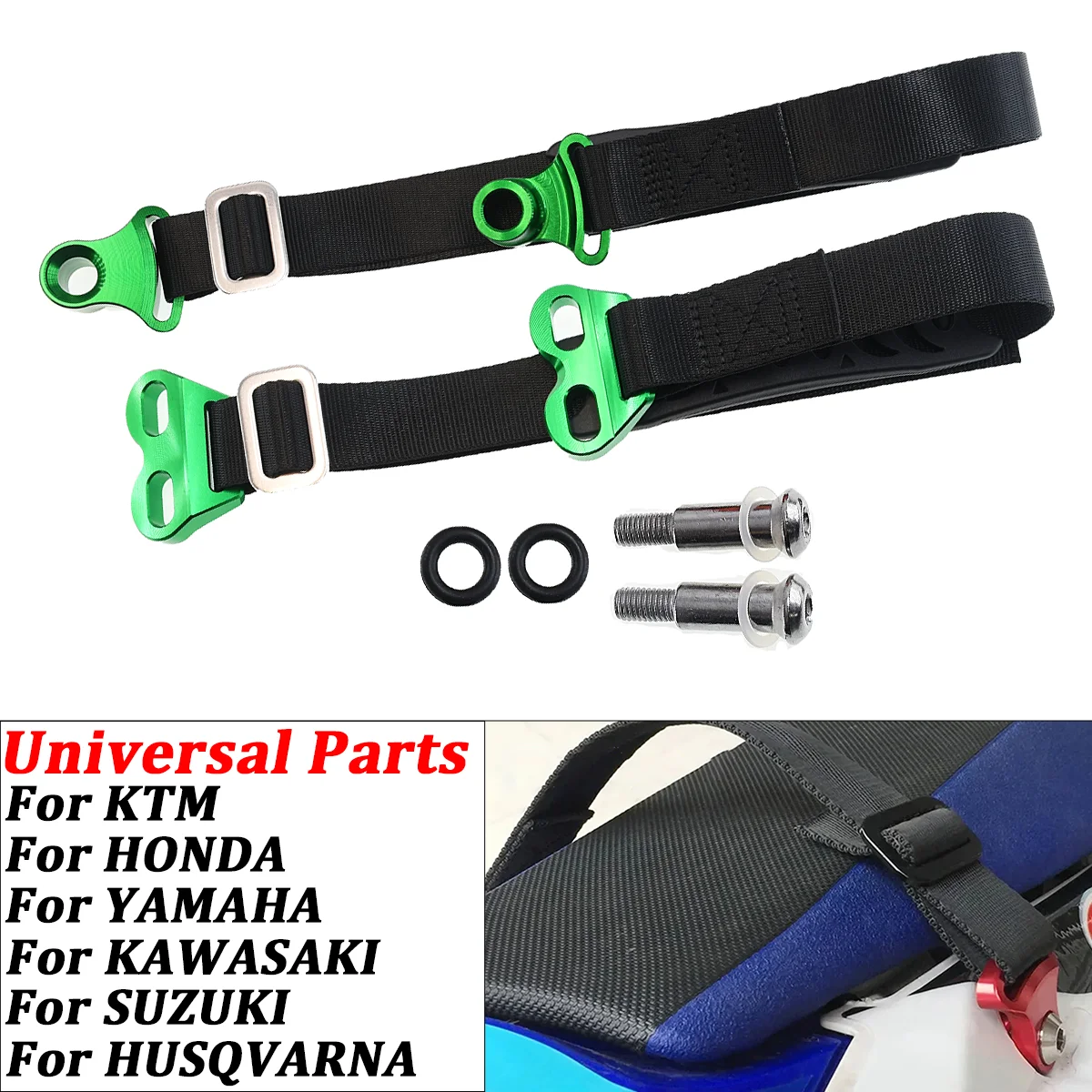 Vorne Hinten Rettungs Strap Pull Sling Gürtel Leinen Für HONDA YAMAHA KAWASAKI CR CRF XR YZ WR WRF KXF KLX85 125 150 250 450