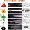 4000PSI High-Pressure Water Gun, M22-14 Copper Valve & 1/4" Quick Connect, 5-Color Nozzles for Car Washing 6