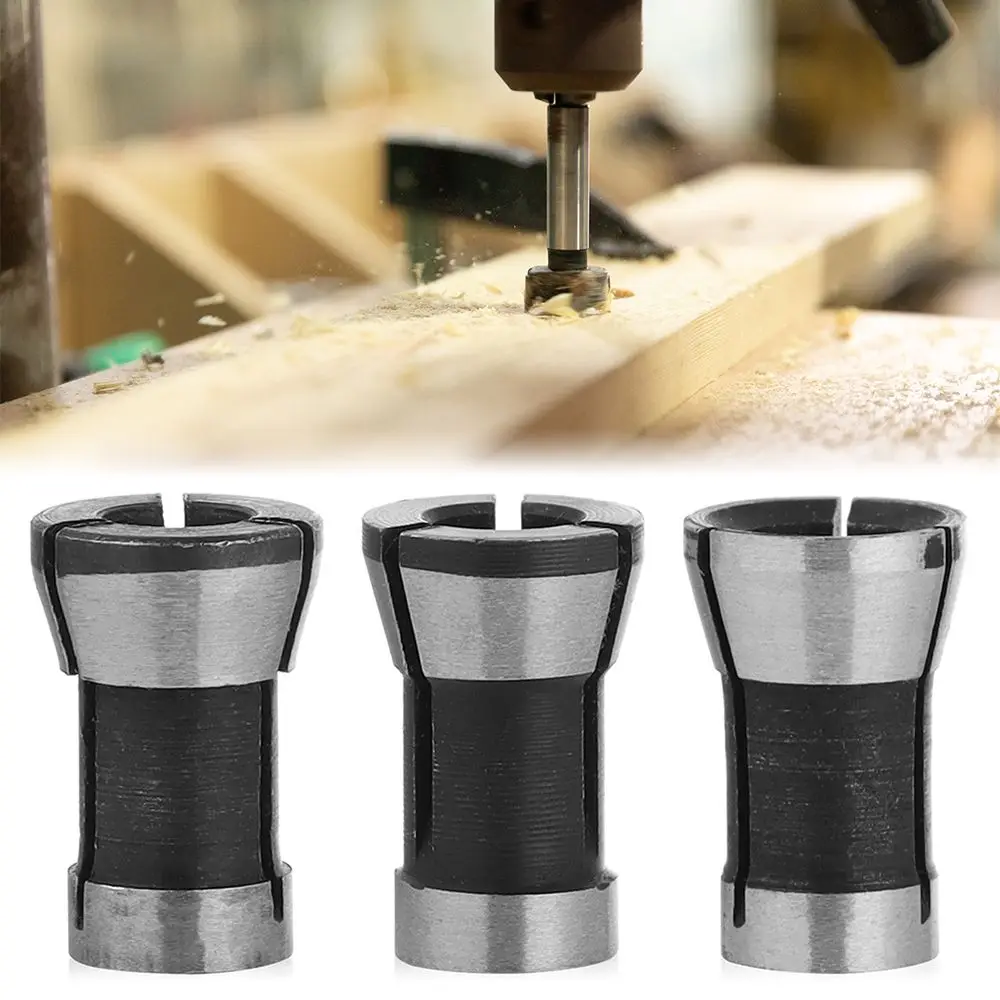 Carbon Steel Engraving Trimming Collets Set for Router Machine