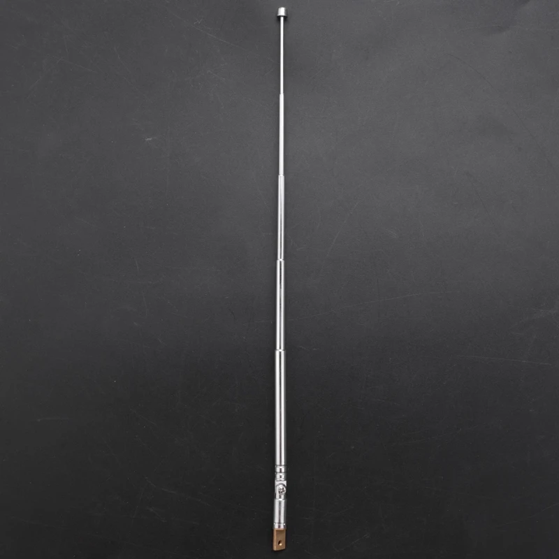 

NEW-2X Replacement 25.4Cm 10 Inch 5 Sections Telescopic Antenna Aerial For Radio TV